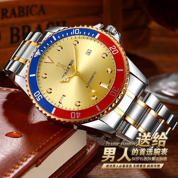 OLEVS Original Quartz Watch for Men Waterproof Leather Wristwatch Classic  Luminous Date Display Men Watches Мужские часы 6899 - Walmart.com