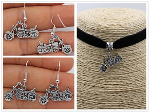 silver earrings for women, Motorcycle Jewelry, Choker, motorcyclechainnecklace