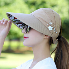 Fashion Sun Hats sun visor hat Sun Hats for women with big heads beach hat summer UV protection