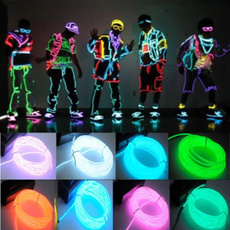 Neon Light Bar Dance Party Car Decor Light Neon LED lamp Flexible EL Wire Rope Tube Waterproof LED Strip With Controller