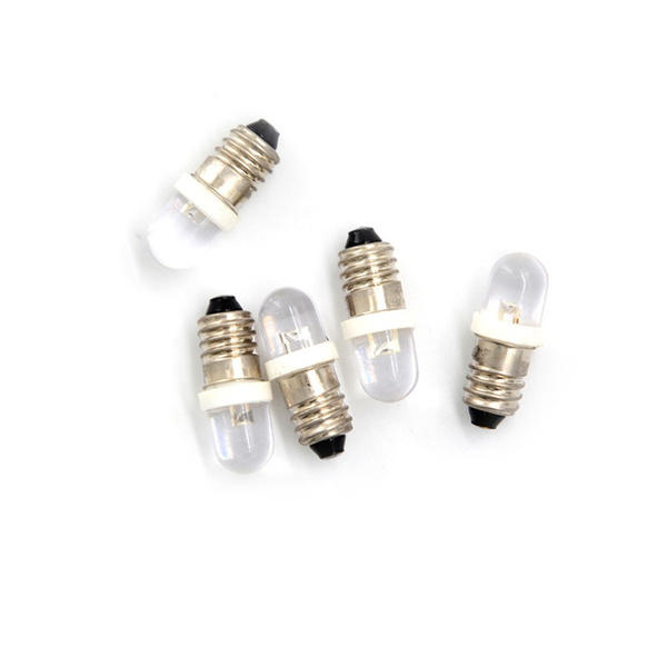 5PCS  Low power consumption E10 LED Screw Base Indicator Bulb DC Light H;UK