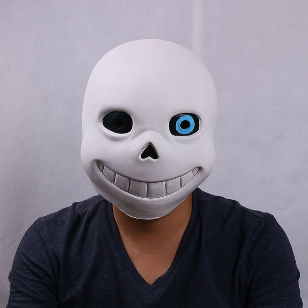 New Undertale legend Cosplay Sans Papyrus mask Halloween headset game prop New Undertale legend Cosplay Sans Papyrus mask Halloween headset game prop