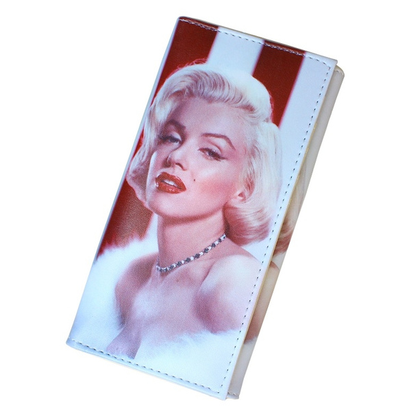 Marilyn Monroe Prints Women Wallets Lady Purses Handbags Coin Purse Long  Clutch Moneybags Red Wallet ID Cards Holder Pocket Bags