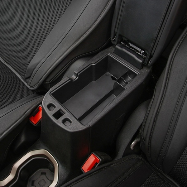 Central Storage Box For 2014 2015 2016 2017 Fiat 500X Armrest Center  Console Glove Tray Bin Holder Case Cover Stowing Tidying
