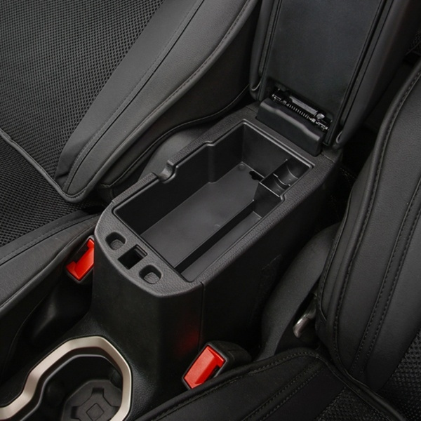 Central Storage Box For 2014 2015 2016 2017 Fiat 500X Armrest Center Console  Glove Tray Bin Holder Case Cover Stowing Tidying