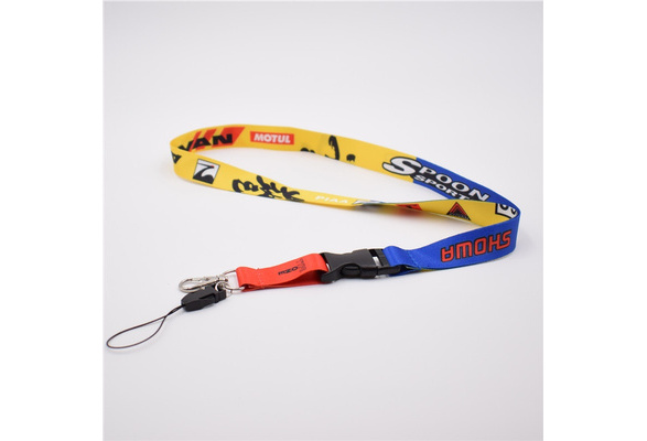 JDM Racing Keychain For keys Mobile Phone ID Card Hanging Strap