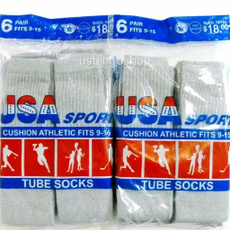 Gray, Cotton Socks, Athletics, mens socks