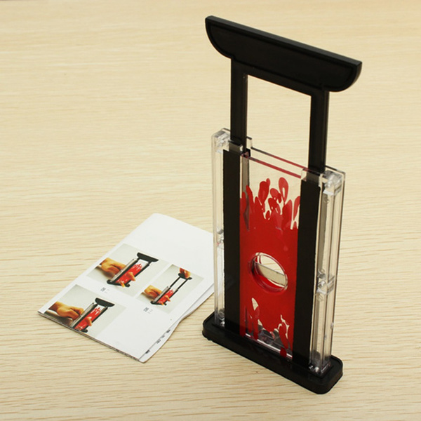 Plastic Hand Cutter Finger Chopper Guillotine Tool for Magic Trick Toy Prop Heiß 