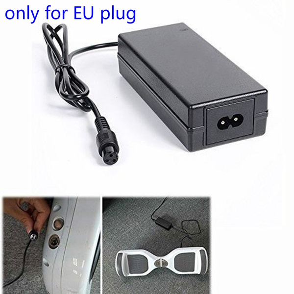 EU Power Adapter Charger For 2Wheel Self Balancing Scooter Hoverboard  Unicycle adaptateur de chargeur d'alimentation