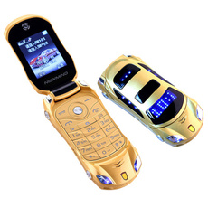 Newmind F15 flashlight dual sim cards mp3 mp4 FM radio recorder flip cellphone car model mini cell mobile phone