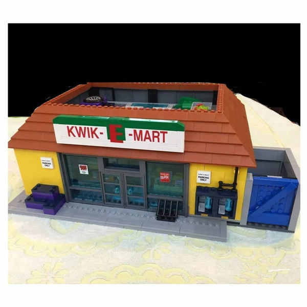 New LEPIN 16004 2232Pcs the Simpsons KWIK E MART Action Model Building Block Bricks Compatible 71016 Boy gift Toys