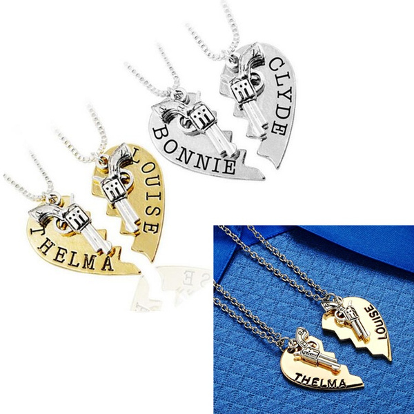 thelma & louise Silver Heart necklace