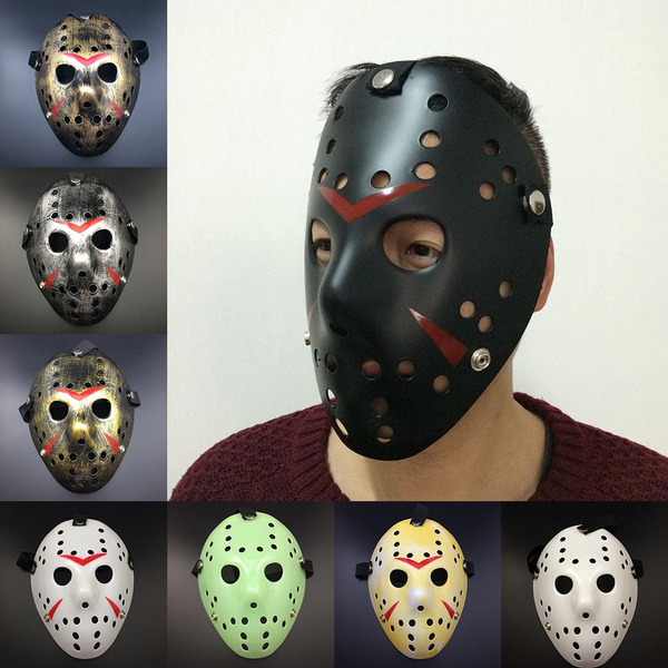 OFFICIAL LICENSED JASON FRIDAY THE 13TH VINYL MASK ADULT HALLOWEEN