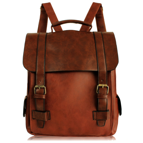 kanken backpack leather