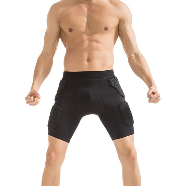 TUOY Padded Compression Shorts Padded Vest Rib Hip and Thigh Protector for Football Paintball Basketball Ice Skating Rugby Soccer Hockey and All Other Contact Sports TUOY Padded Compression Shorts Padded Vest Rib Hip and Thigh Protector for Football Paintball Basketball Ice Skating Rugby Soccer Hockey and All Other Contact Sports