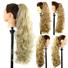 clawclipinponytailhairextension, ponytailshairextension, longwavycurlyponytail, pony
