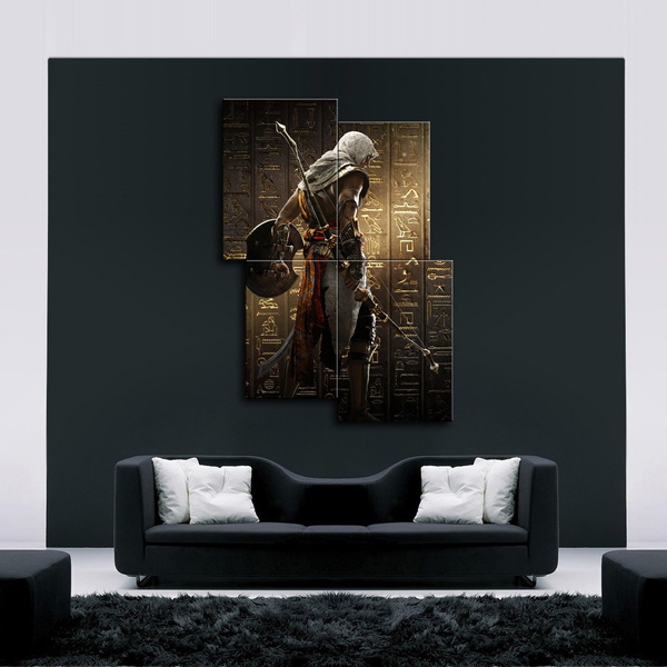 Assassin's Creed: Origins Map Wall And Art Print in 2023