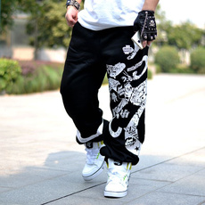 Men's Fashion Casual Slim Autumn New High Quality Cotton Sports Personality Hip-hop Pants, Casual Pants, Sports Pants 