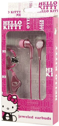 Hello Kitty Kt2081at Jeweled Earbud 