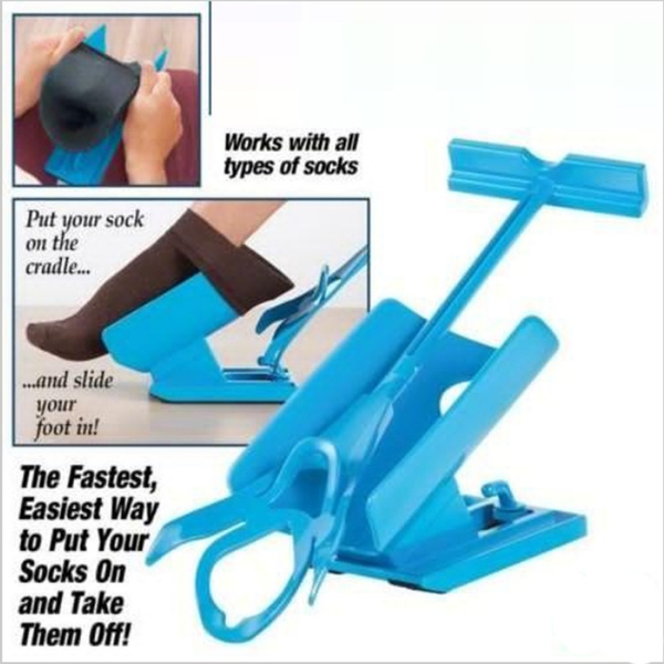 Sock Aid Kit Sock Helper Slider Fast &Easy Way To Put On Socks Easy