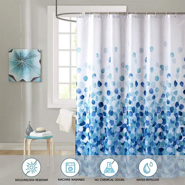 Water Proof Mildew Free Shower Curtain, Colorful Cool Shower Curtain