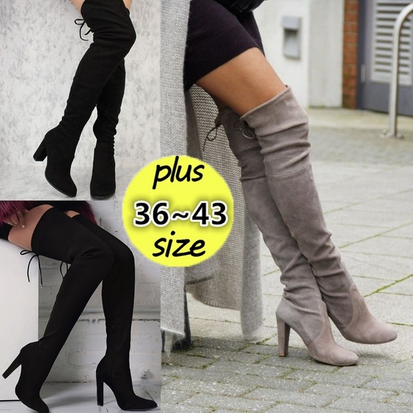 thigh high boots size 43