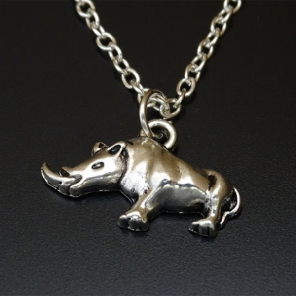 Rhinoceros necklace hot sale