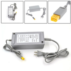 Replacement Power Supply Charging Plug Cord Cable 100-240V AC Adapter for Nintendo Wii U Console Gamepad