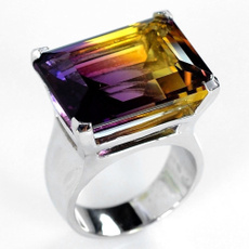 Sterling, DIAMOND, wedding ring, Mystic