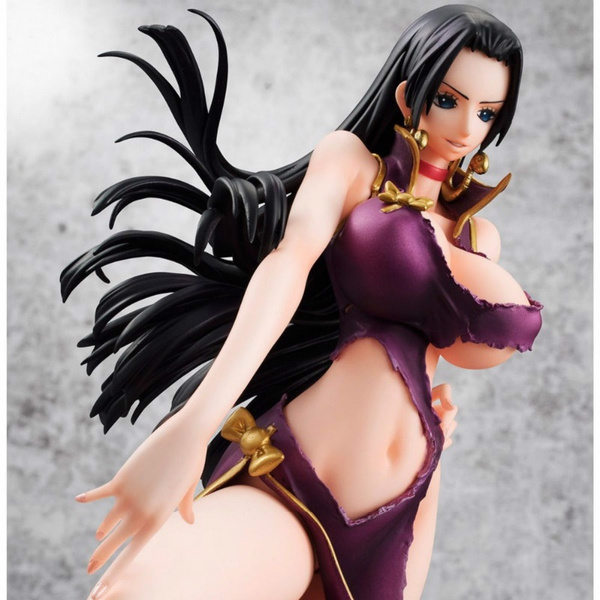 Anime One Piece Boa Hancock Battle Damages Figurine Portrait of Pirates Toy  POP Limited Edition Sexy Action Figure Sex Doll