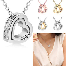 Sterling, Heart, Fashion, gold
