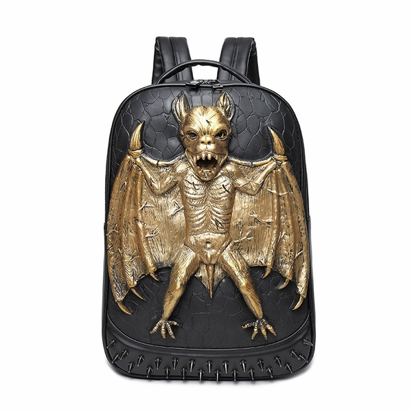 gold backpack mens