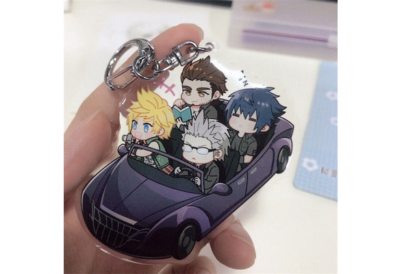 Final Fantasy XV FF15 Noctis PROMPTO PP Doll Toy Keychain Sac Bandoulière BE 