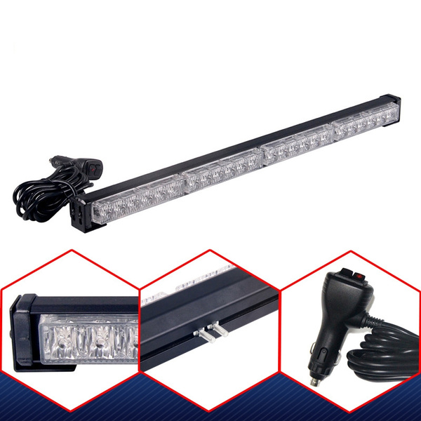 Universal 24 LED 12V Car Strobe Lights Police Emergency Warning Lights