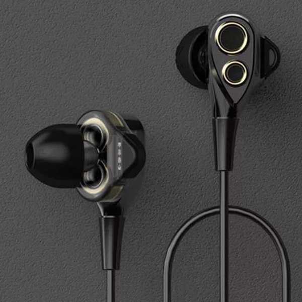 In-Ear Earbuds Dual Driver Heavy Bass 