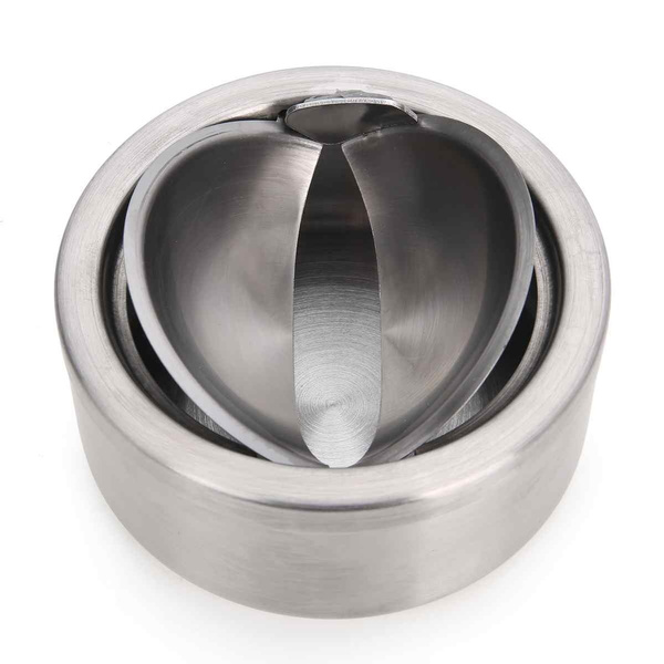 Stainless Steel Windproof Ashtray 