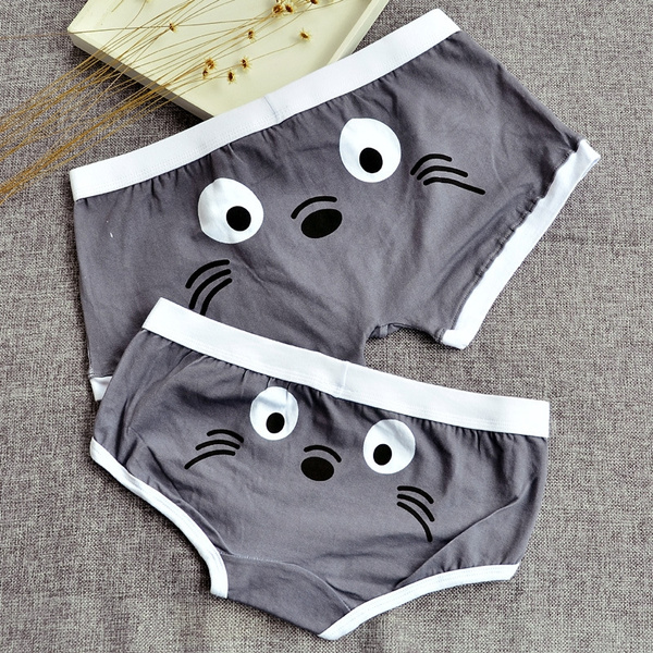 Cartoon Totoro Cotton Couple Underwear Student Cute Underpants