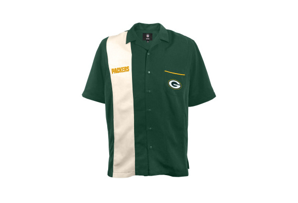 Green Bay Packers Strike Men's Bowling Shirt