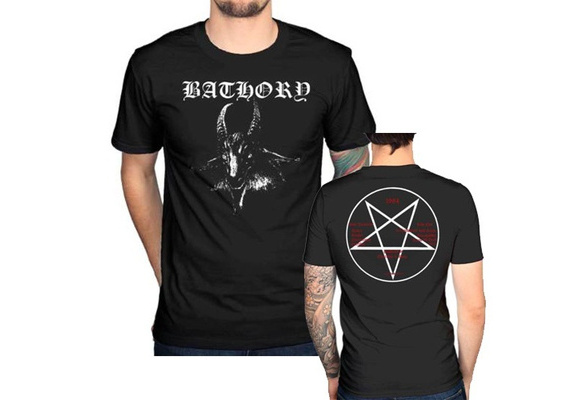 New Bathory Goat t shirt men Blood Fire 
