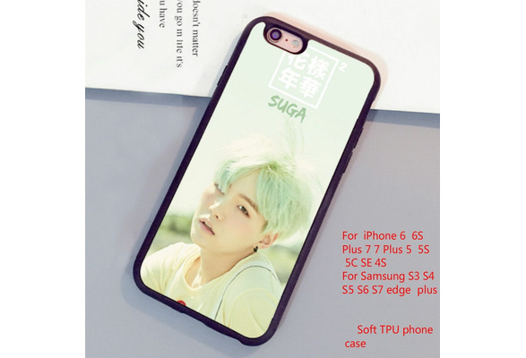 BTS Bangtan Boys Suga Mobile Phone Cases For IPhone 6 6S Plus 7 7