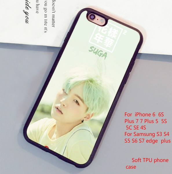 BTS Bangtan Boys Suga Mobile Phone Cases For IPhone 6 6S Plus 7 7 Plus 5 5S 5C SE 4S Back Cover Shell