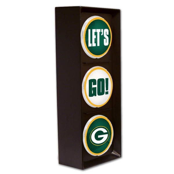 Green Bay Packers Wall Mountable Flashing Let's Go Light | Wish