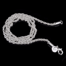 Sterling, Chain, Chain Necklace, sterling silver