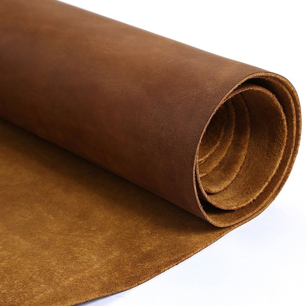 cowhide cow leather brown thick genuine leather about 2.0 mm