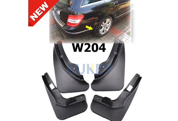 Xukey Car Mud Flaps For Mercedes Benz C Class C Class W204 S204 Estate Wagon 2008 2009 2010 Mud Flap Splash Guards Front Rear Fender Wish
