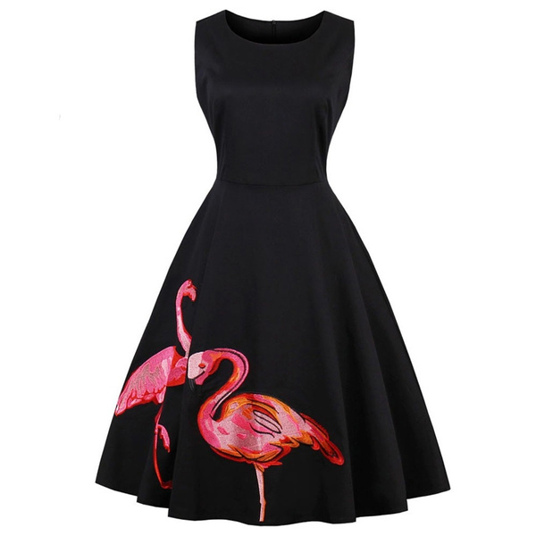 Ladies 2025 flamingo dress