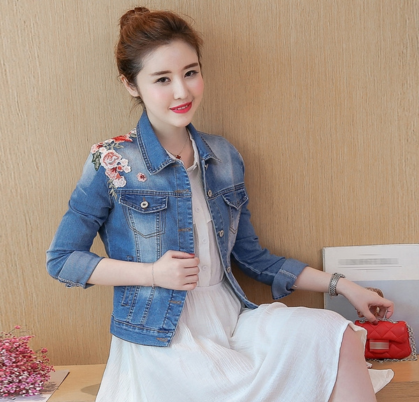 short jeans jacket for ladies