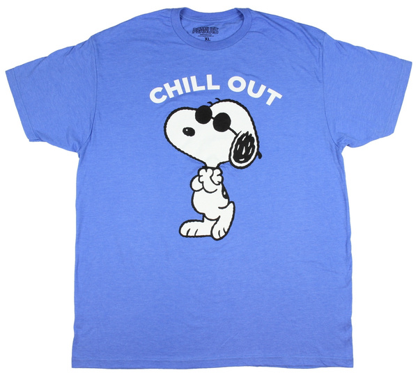 Men's Snoopy Chill Out Peanuts Please 