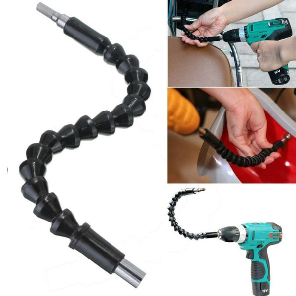 295mm Flexible Shaft Electric Screwdriver Extension Drill Bit Hex Shank Connect 