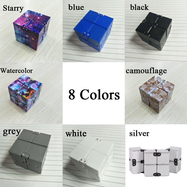Magic EDC Cube For Stress Relief Fidget Anti Anxiety Stress Fancy Funny Toy New 